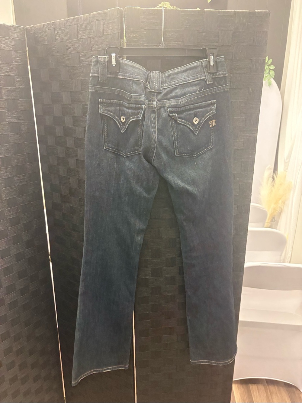 Miss Me Dark Blue Flare Jeans - Picture 3 of 3